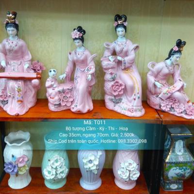 Bô tượng Cầm Kỳ Thi Họa